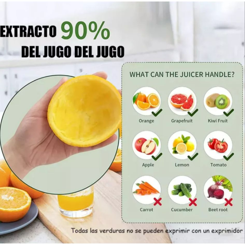 EXPRIMIDOR DE JUGOS PORTATIL USB