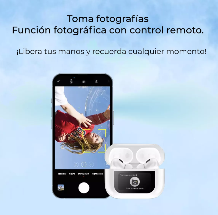 Audifonos Bluetooth Con Pantalla Touch